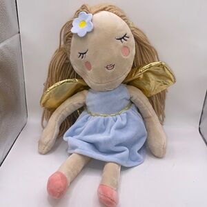 Max Studio Kids Ballerina Fairy Plush Girl Doll 2022 Embroidered Face Yarn Hair